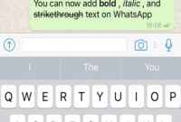 Panduan Lengkap Cara Bold di WhatsApp dan Format Tulisan