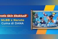 Top Up MLBB Berhadiah Skin Kolaborasi Spesial Naruto!