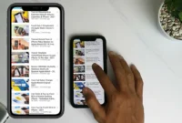 Cara Screenshot Panjang di iPhone Face ID dan Touch ID