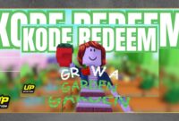 Kode Redeem Grow a Garden Roblox Maret 2026 Terbaru